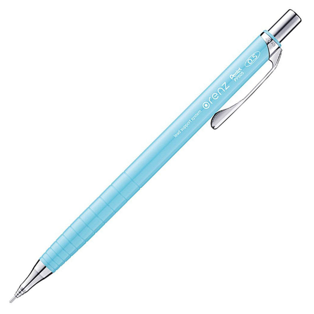 Lápiz mecánico Pentel Orenz de 0,5 mm, color azul soda 