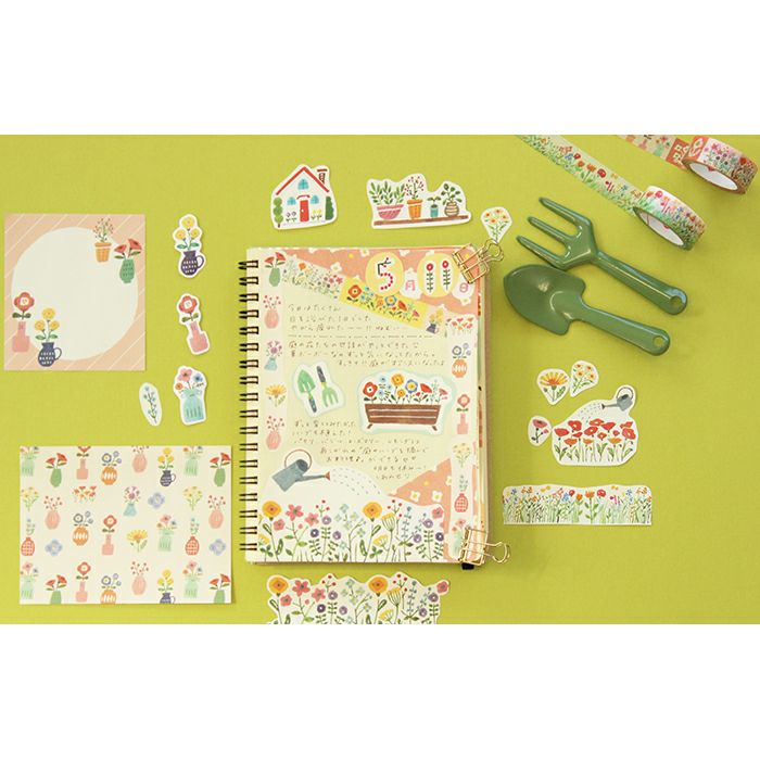 Bird & Flower Foiled Washi Tape