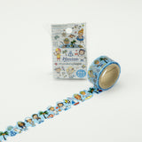 Beach Washi Tape Round Top