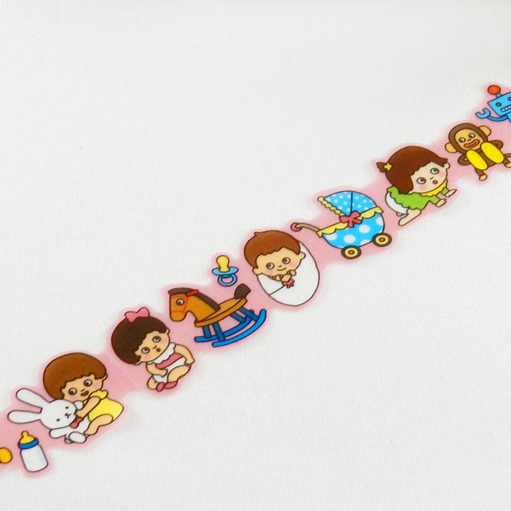 Hello Baby Round Top Masking Tape • Tips Die-Cut Tape Character Series