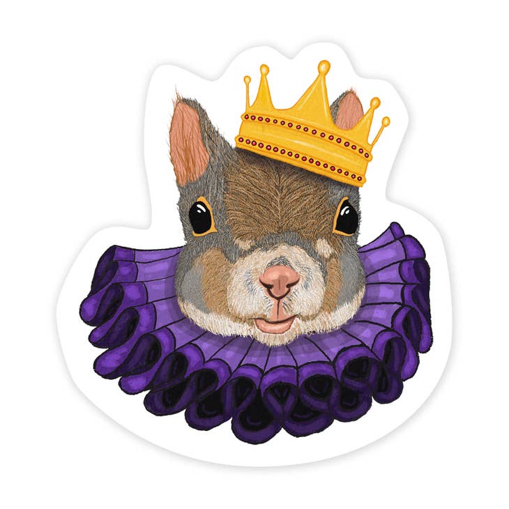 Royal Squirrel Sticker