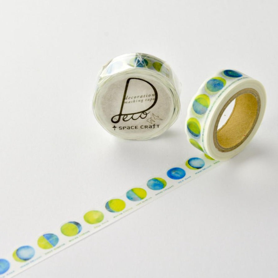 Moon Washi Tape Round Top Masking