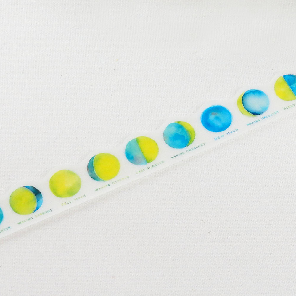 Moon Washi Tape Round Top Masking