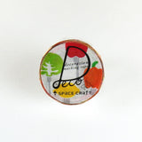 Fork & Vegetable Washi Tape Space Craft