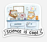 Pegatina La ciencia es genial