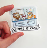 Pegatina La ciencia es genial