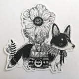 Marika Paz Illustration - Short Foot Vinyl Sticker