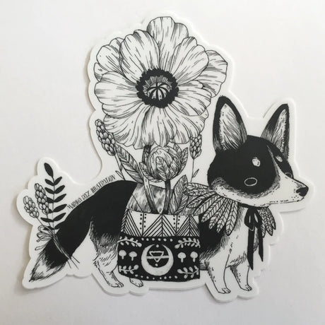 Marika Paz Illustration - Short Foot Vinyl Sticker