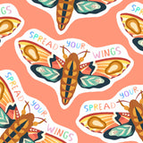 Spread Your Wings Vinyl Sticker