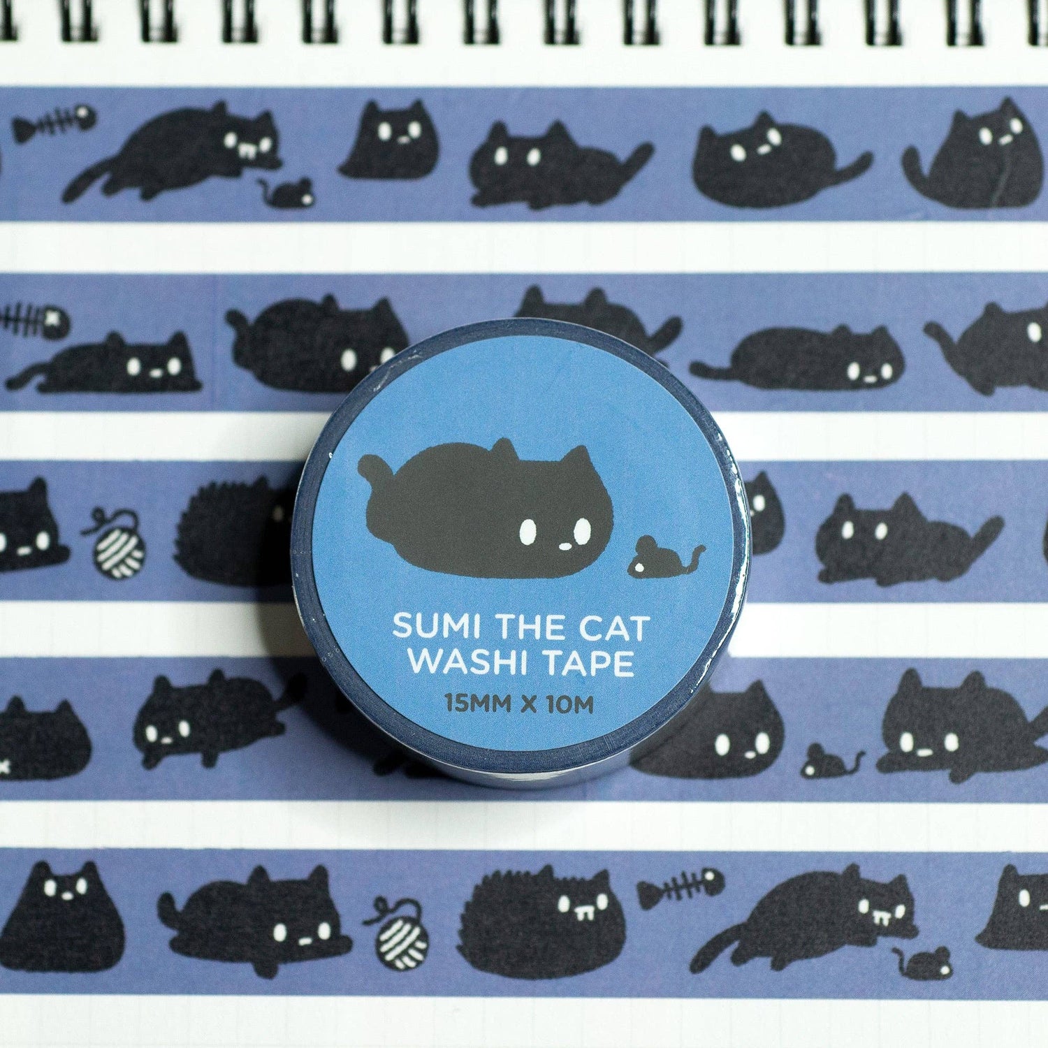 Sumi The Cat Washi Tape Robot Dance Battle