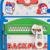 Backpack DIY Wooden Desk Organizer Pen Holder