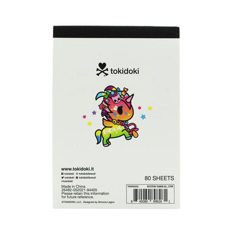 Kawaii All Stars Notepad Tokidoki