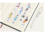 Freckle Girl Washi Flake Sticker