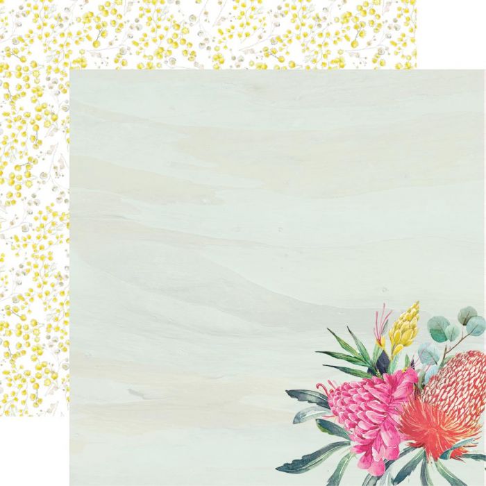 Paquete de papel Kaisercraft Native Breeze de 12" x 12", 12 unidades 