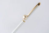 Cotton Pearl Ballpoint Pen White