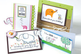 Homework Frog Rubber Stamp