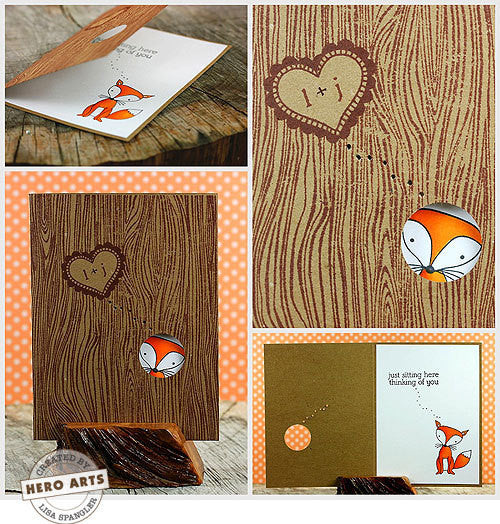 Fox Rubber Stamp