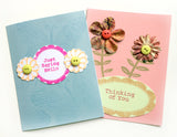 Flower Hearts Hero Arts Mounted Rubber Stamp