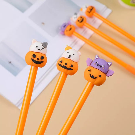 Bolígrafo de gel con forma de Jack-O-Lantern