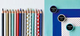 Impressive Tone Solid Color Blue Masté Japanese Masking Tape • Made in Japan.