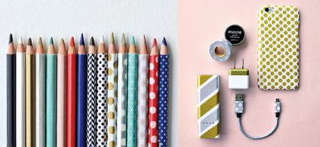 Impressive Tone Silver Dot Masté Japanese Masking Tape • Made in Japan.