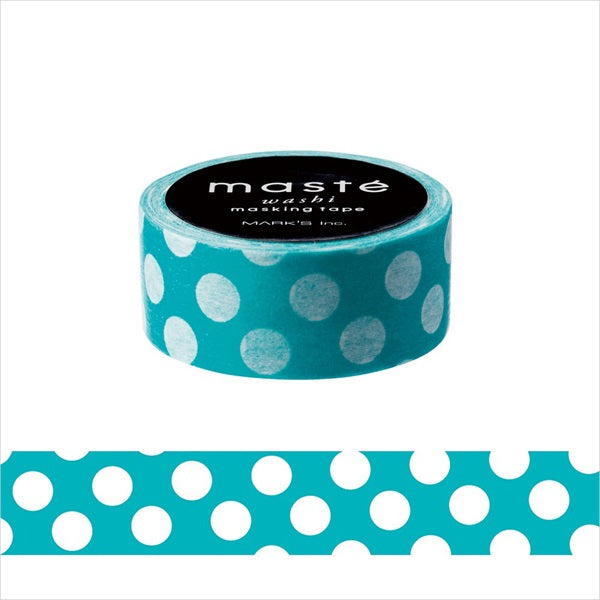 Turquoise Dot Washi Tape Masté