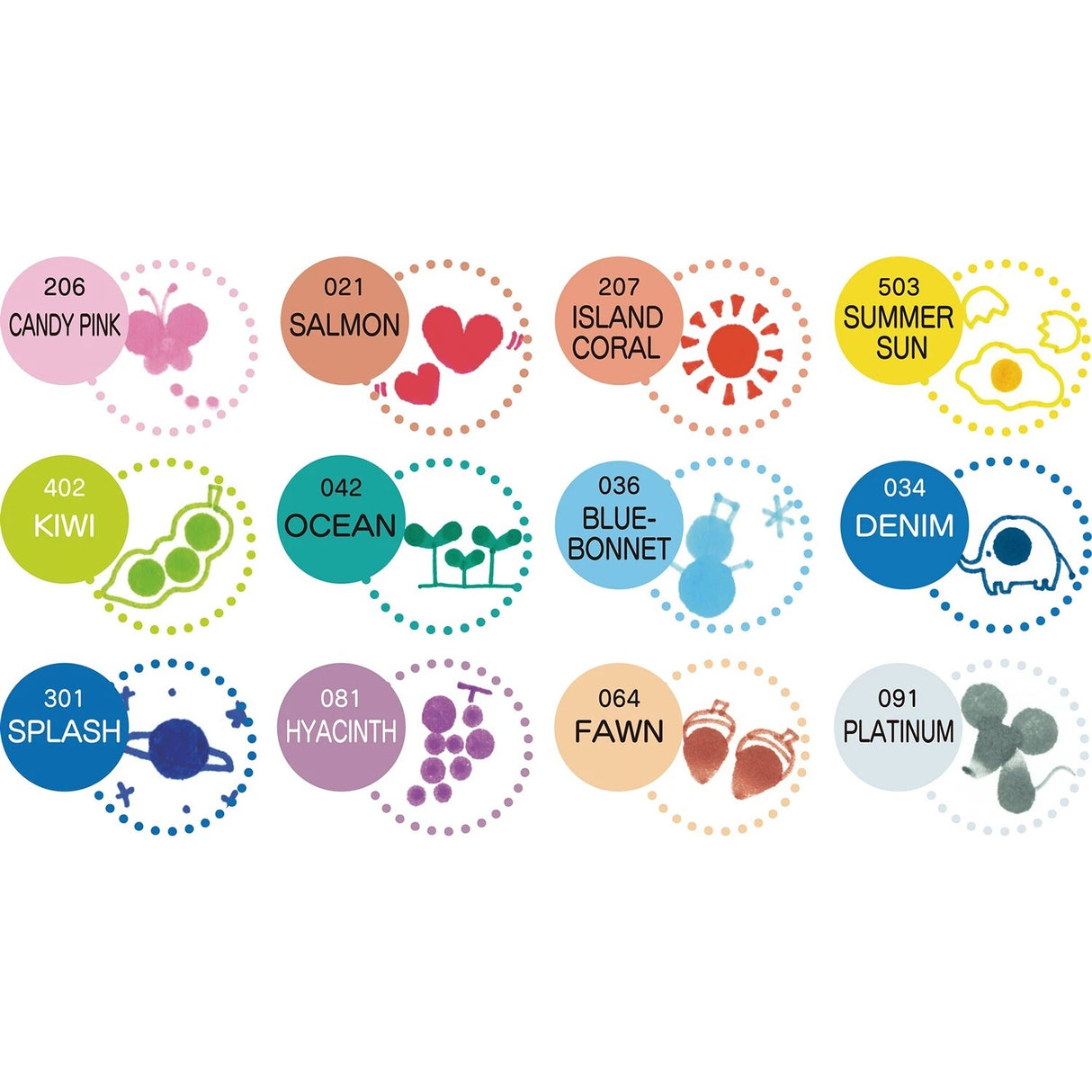 Kuretake ZIG Clean Color Dot Dual-Tip Markers 12/Pkg