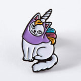 Caticorn Enamel Pin