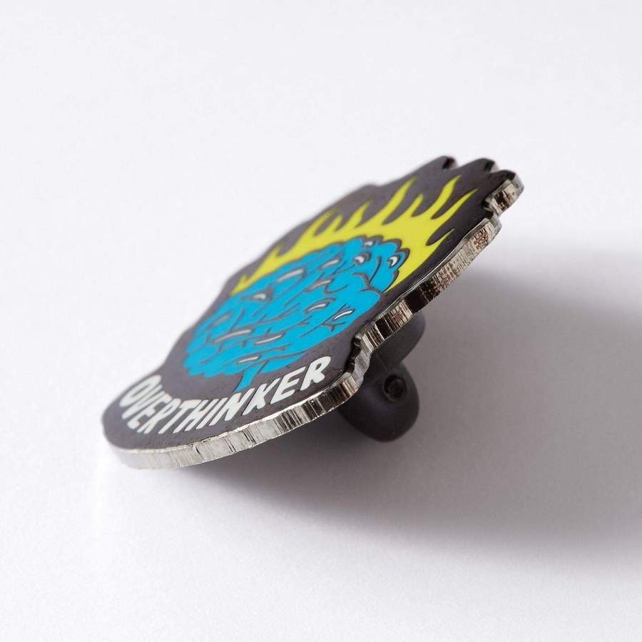 Overthinker Enamel Pin